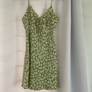 Floral mini sun dress (lined)